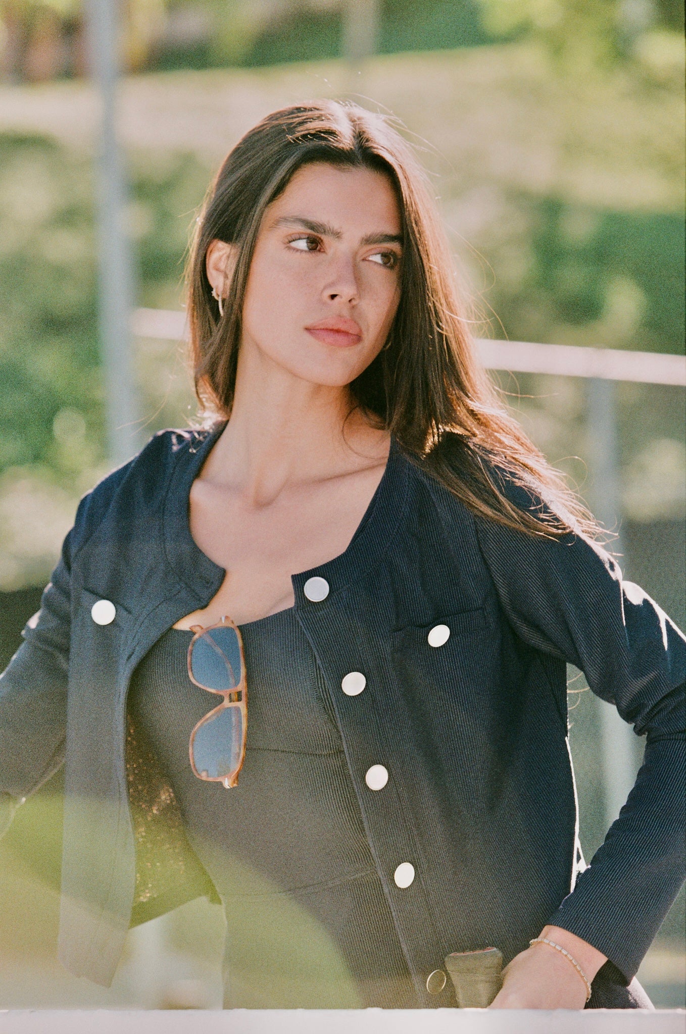 The Mason Sweater styling shot - women's tennis apparel, Tennis Club
