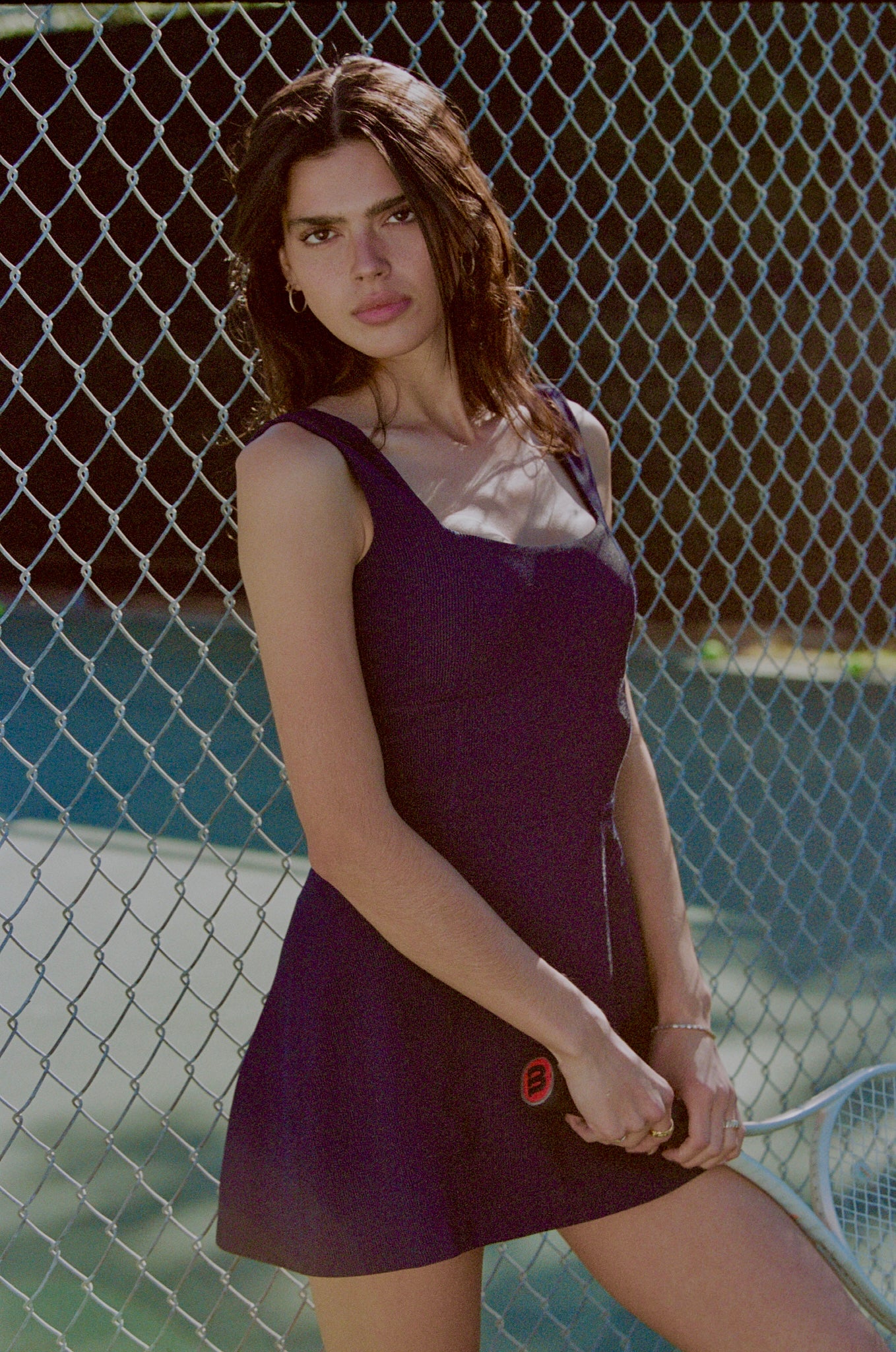 The Dana Dress on court - women's tennis dress, Tennis Club