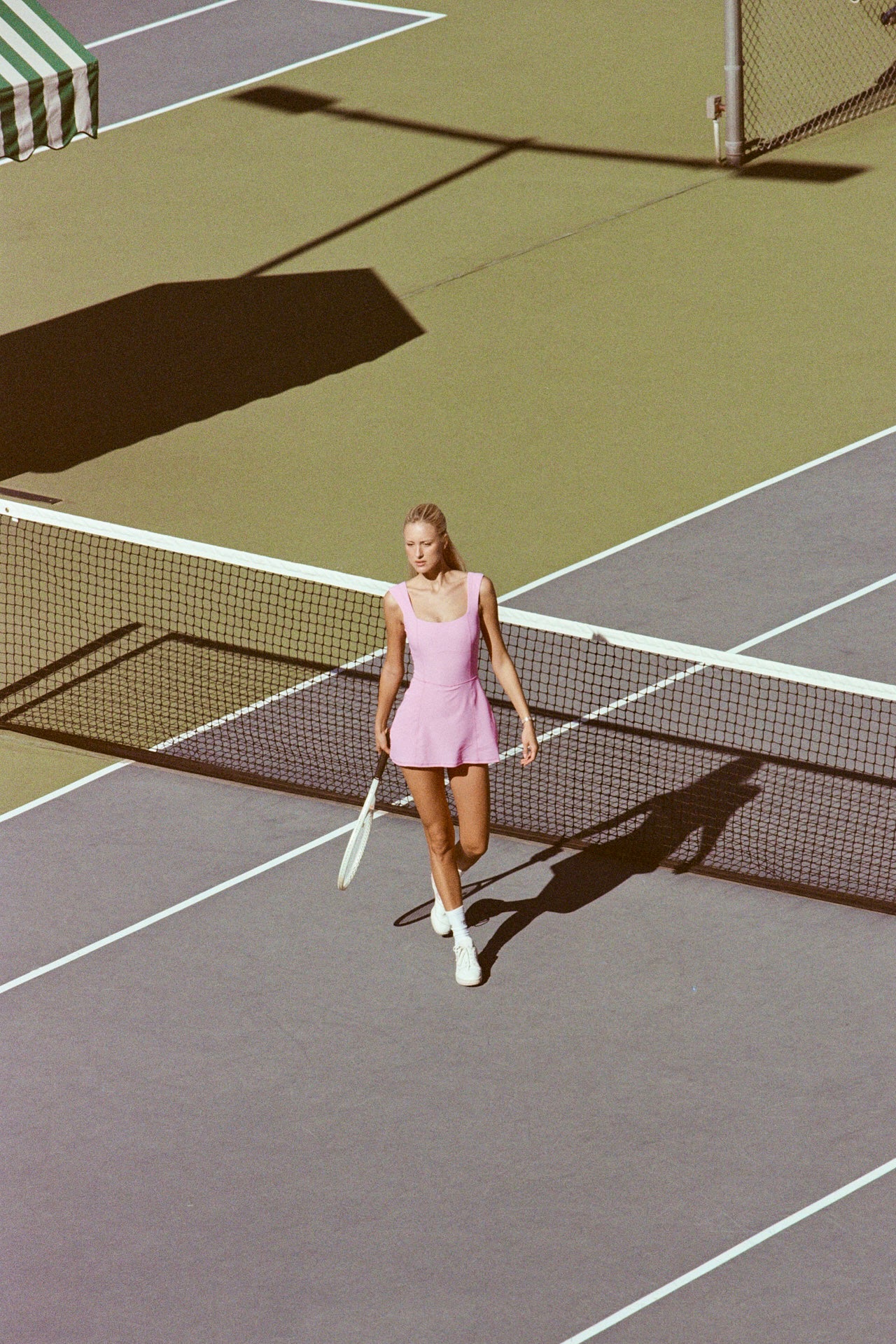 The Margot Dress close-up - women's premium tennis dress, Tennis Club